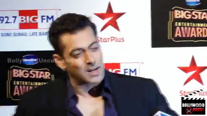 Salman Khan - The Best Entertainer Award 2015 - BIG Star Entertainment Awards 2015 Nomination