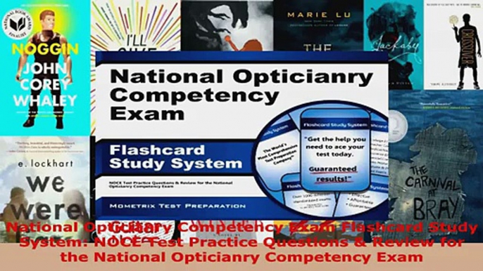 Read  National Opticianry Competency Exam Flashcard Study System NOCE Test Practice Questions  PDF Online