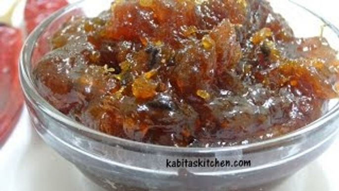 Aam ki Chutney Recipe-Kacche Aam ki Meethi Chutney-Raw Mango Sweet and Spicy Chutney