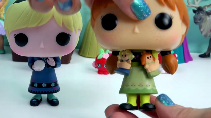 ⒹⒾⓈⓃⒺⓎ ⒻⓇⓄⓏⒺⓃ POP Vinyl Queen Elsa Princess Anna Kristoff Sven Olaf Snowman Set Unboxing v