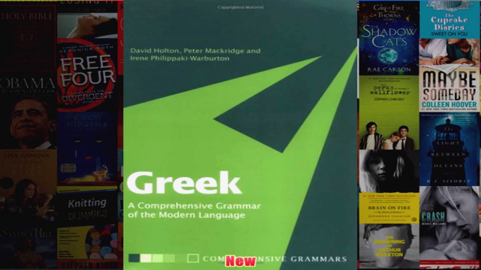 Greek A Comprehensive Grammar of the Modern Language Comprehensive Grammars