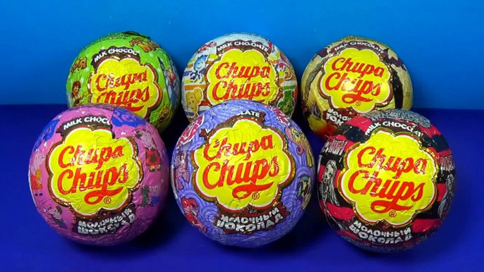 Chupa Chups surprise eggs! Peppa Pig My Little PONY Maya the Bee MONSTER HIGH