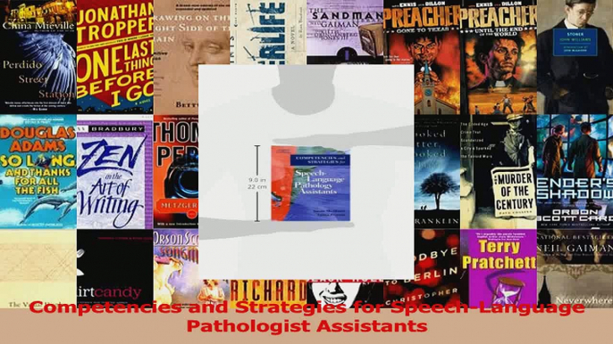 PDF Download  Competencies and Strategies for SpeechLanguage Pathologist Assistants Download Online