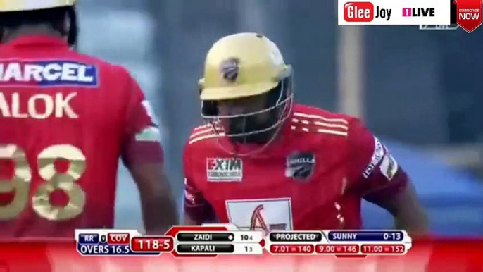 Zaidi 40 runs vs RR bpl 1st play off match 2015