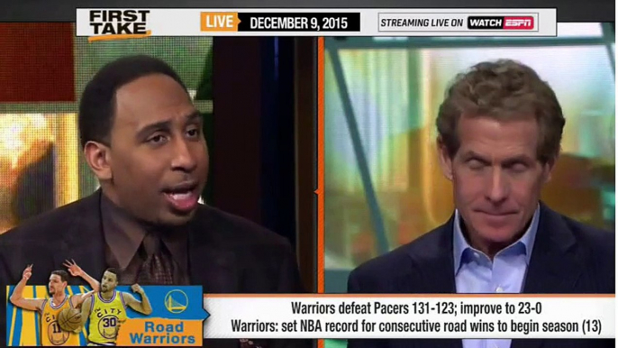 ESPN First Take - Warriors beat Pacers and Undefeated 23-0