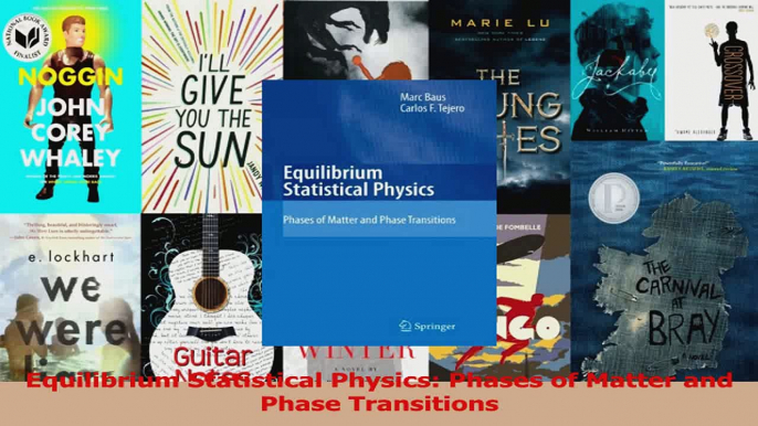 PDF Download  Equilibrium Statistical Physics Phases of Matter and Phase Transitions PDF Full Ebook