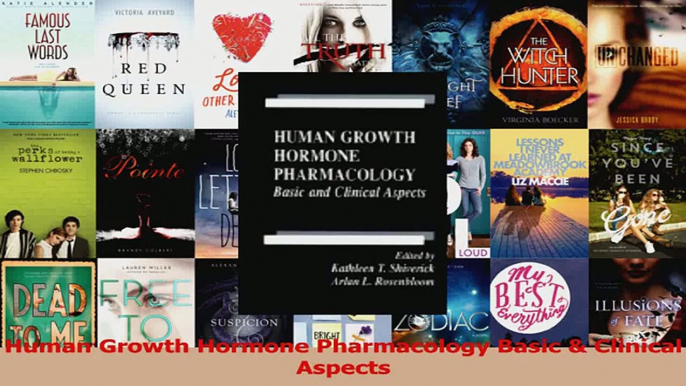 Human Growth Hormone Pharmacology Basic  Clinical Aspects Download