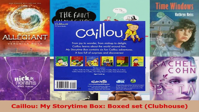 Read  Caillou My Storytime Box Boxed set Clubhouse EBooks Online