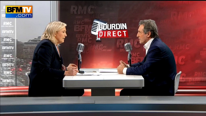 Marine Le Pen "candidate à la présidentielle, quoi qu'il arrive"