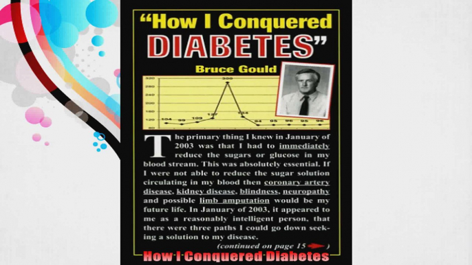 How I Conquered Diabetes