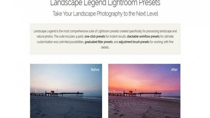 Landscape Legend Lightroom Presets For Awesome Nature Photography