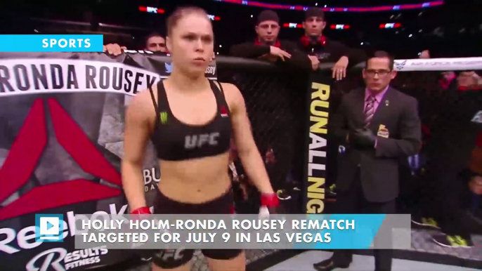 Holly Holm-Ronda Rousey rematch targeted for July 9 in Las Vegas