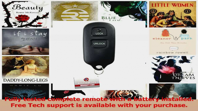 HOT SALE  KeylessOption Replacement Keyless Entry Remote Control Key Fob Transmitter Compatible With