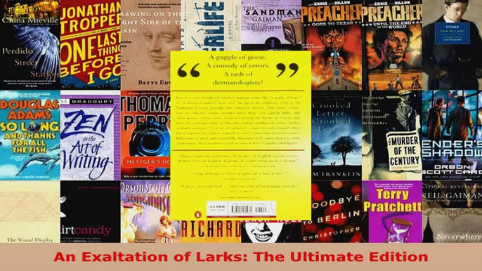 Read  An Exaltation of Larks The Ultimate Edition EBooks Online