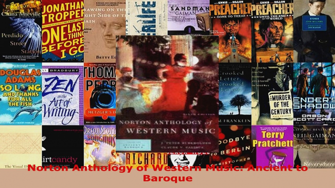 Download  Norton Anthology of Western Music Ancient to Baroque PDF Free