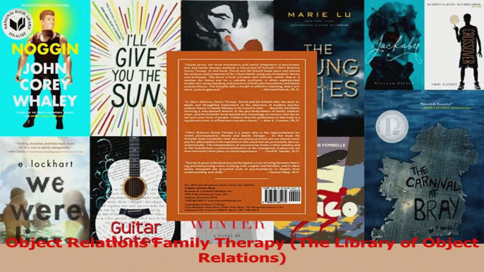 Object Relations Family Therapy The Library of Object Relations Read Online