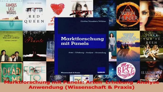 Lesen  Marktforschung mit Panels Arten  Erhebung  Analyse  Anwendung Wissenschaft  Praxis PDF Online