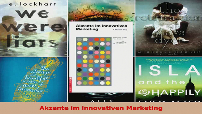 Lesen  Akzente im innovativen Marketing Ebook Frei