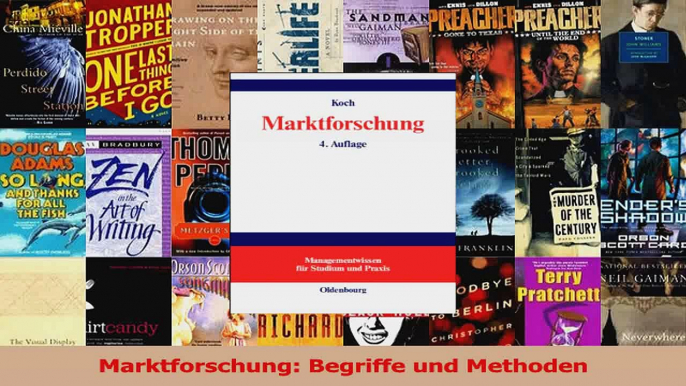 Download  Marktforschung Begriffe und Methoden PDF Online