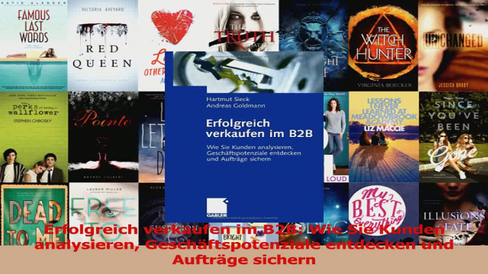 Download  Erfolgreich verkaufen im B2B Wie Sie Kunden analysieren Geschäftspotenziale entdecken und PDF Frei