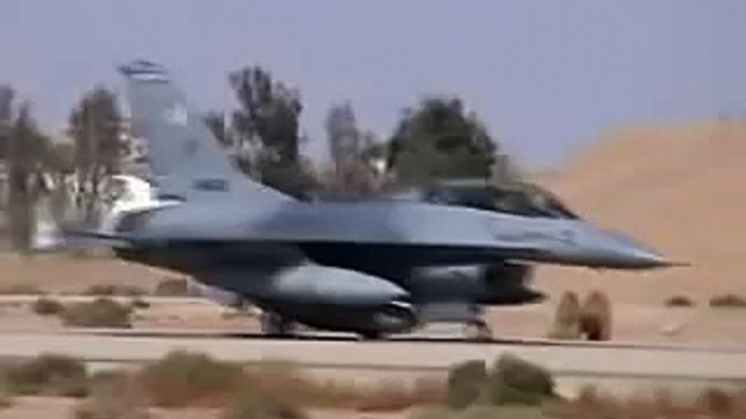 Pakistan Air Force F-16’s Fighting Falcons at Jordan