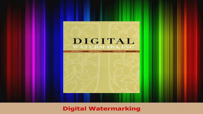 Digital Watermarking PDF