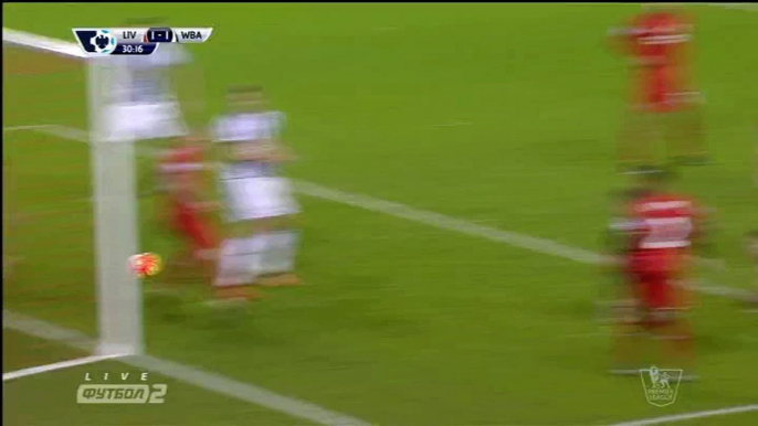 1-1 Craig Dawson Goal England  Premier League - 13.12.2015, Liverpool FC 1-1 West Bromwich