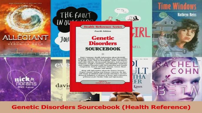 Read  Genetic Disorders Sourcebook Health Reference Ebook Online