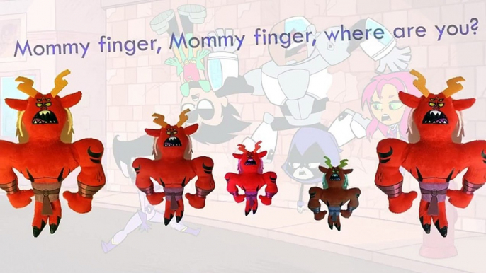Teen Titans Go Finger Family Song Daddy Finger Nursery Rhymes Toys Full animated cartoon e