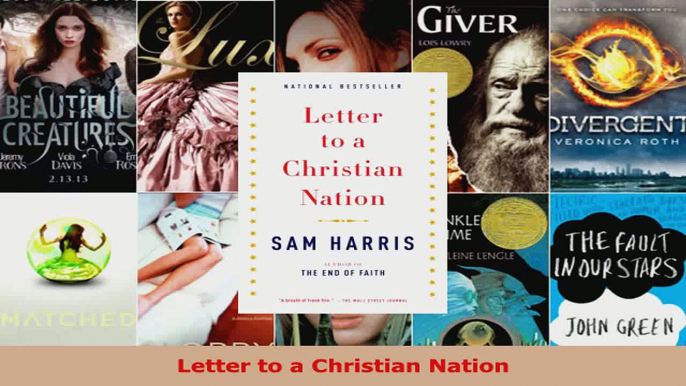 Read  Letter to a Christian Nation PDF Online