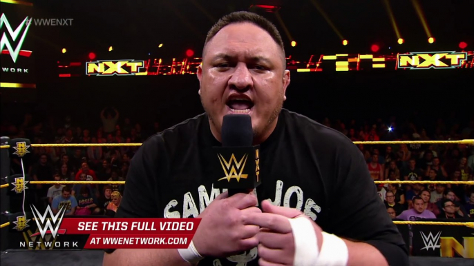 Samoa Joe explains why he attacked Finn Bálor׃ WWE NXT, November 11, 2015