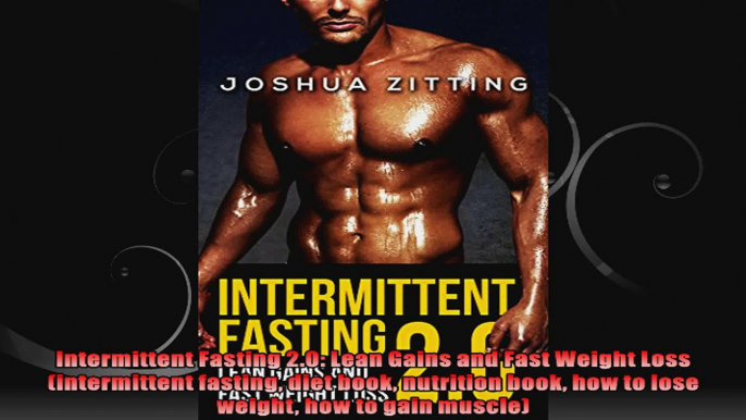 Intermittent Fasting 20 Lean Gains and Fast Weight Loss intermittent fasting diet book