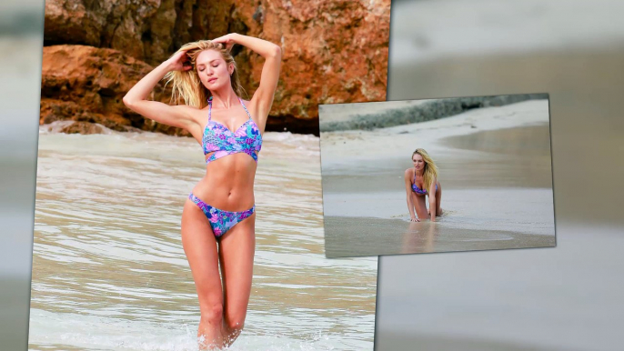 Candice Swanepoel Warms Up the Winter in a Colorful Bikini