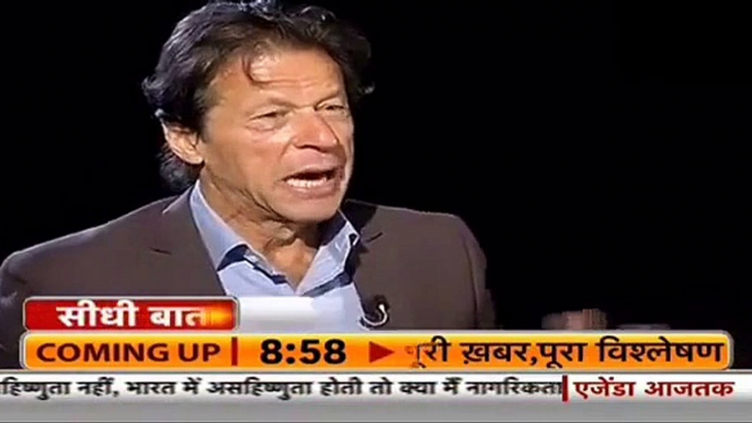 Superb Reply of Imran Khan to Indian Anchor on Hafiz Saeed