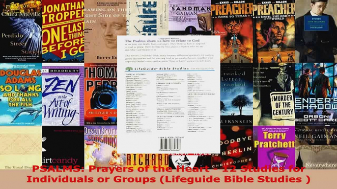 Download  PSALMS Prayers of the Heart  12 Studies for Individuals or Groups Lifeguide Bible EBooks Online