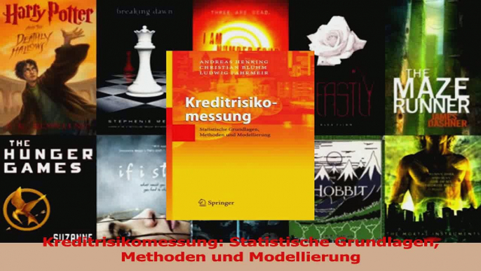 Download  Kreditrisikomessung Statistische Grundlagen Methoden und Modellierung PDF Frei