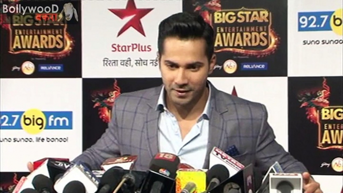 Varun Dhawan speak about the nomination of his films Badlapur and ABCD 2 in Big Star Entertaintment Award