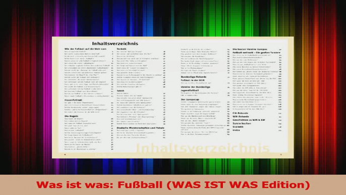 Lesen  Was ist was Fußball WAS IST WAS Edition Ebook Frei