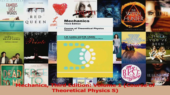 PDF Download  Mechanics Third Edition Volume 1 Course of Theoretical Physics S PDF Online