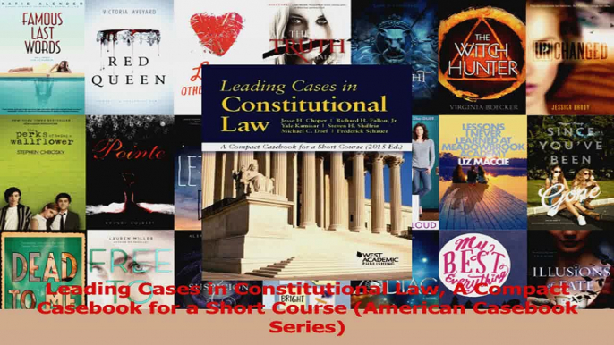 PDF Download  Leading Cases in Constitutional Law A Compact Casebook for a Short Course American Download Online