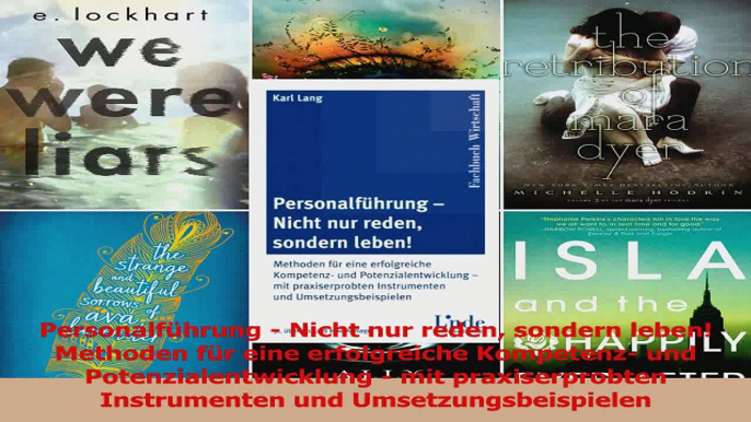 Lesen  Personalführung  Nicht nur reden sondern leben Methoden für eine erfolgreiche Kompetenz Ebook Online