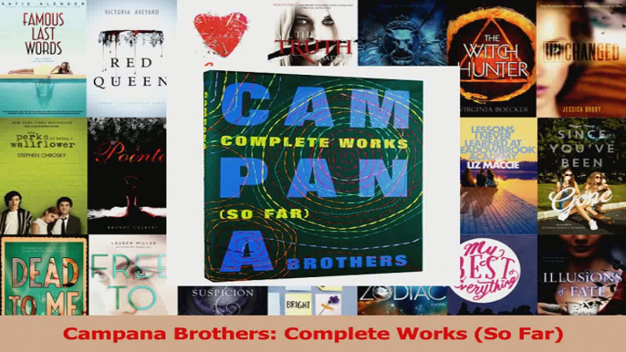 PDF Download  Campana Brothers Complete Works So Far PDF Online