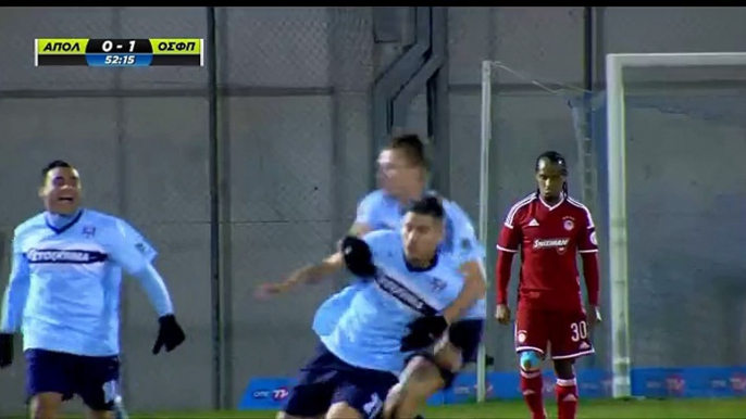 Georgios Valerianos Goal - Smyrnis 1 - 1	 Olympiakos Piraeus -  Greek Cup - 16/12/2015