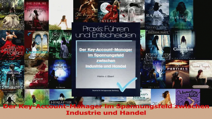 Lesen  Der KeyAccountManager im Spannungsfeld zwischen Industrie und Handel Ebook Frei