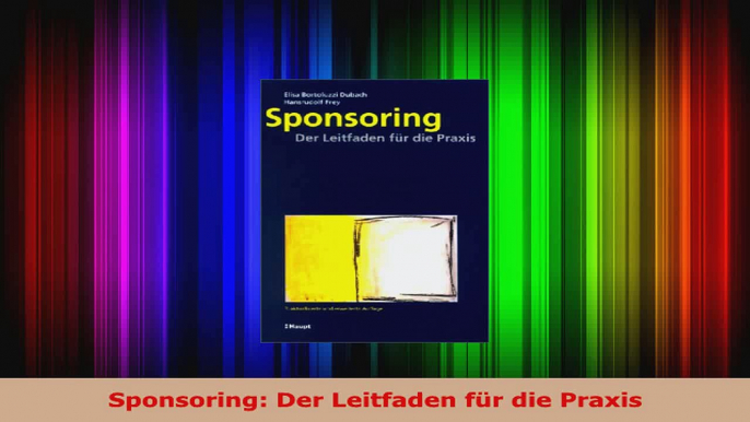 Lesen  Sponsoring Der Leitfaden für die Praxis PDF Frei