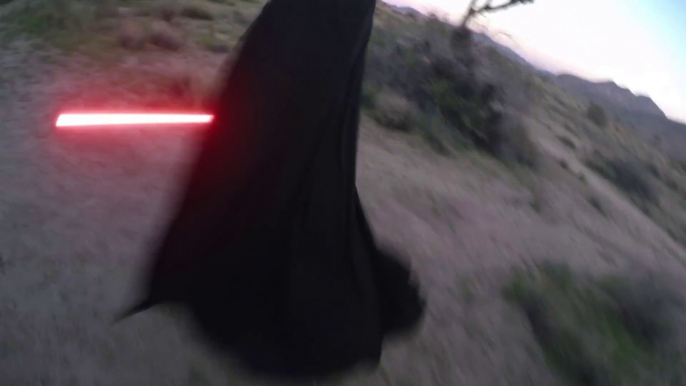 Un Jedi avec une GoPro - Combat de Sabres lasers contre Dark Vador