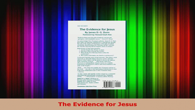 Read  The Evidence for Jesus EBooks Online