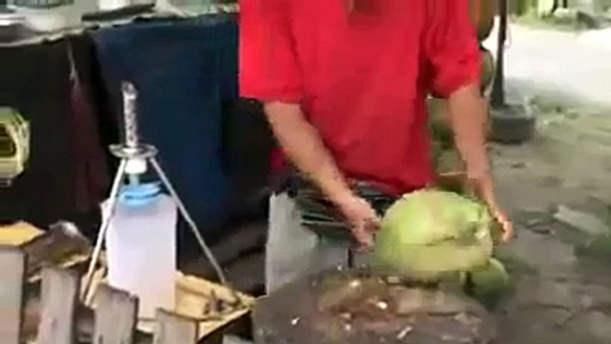 Funny videos - coolest coconut water trick ever - funny videos jokes - funny videos clips
