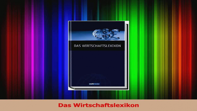 Lesen  Das Wirtschaftslexikon Ebook Frei