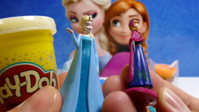 Play-Doh Frozen Sparkle Elsa Anna Olaf Sven & Play-Doh Stamps Snow Dome Playdough Ice Castle Toys